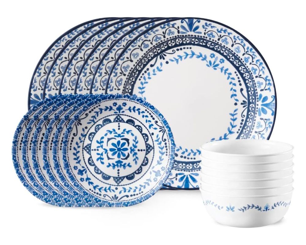 Corelle Vitrelle 18-Piece Service for 6 Dinnerware Set