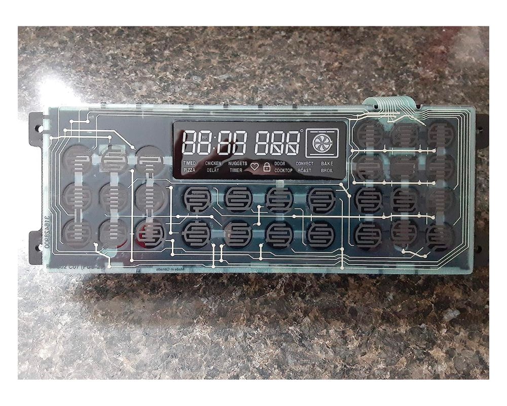 How do I reset my Frigidaire oven control panel?