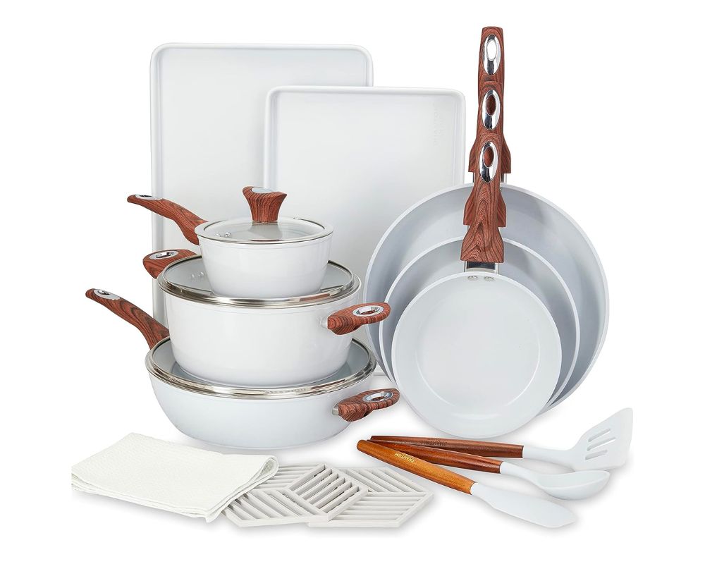 PHANTOM CHEF 18-Piece Cookware Set | Non-Stick Ceramic Coating