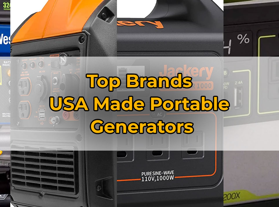 USA Made Portable Generators (Top Brands) - Dave Burroughs